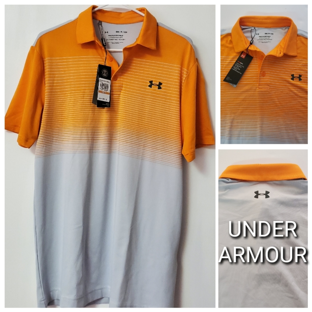 NWT UNDER ARMOUR the playoff polo short sleeve